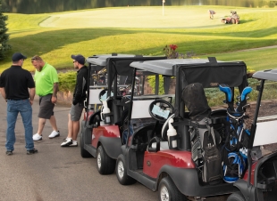 Golfers participating in the BWL Golf 4 Charity event.