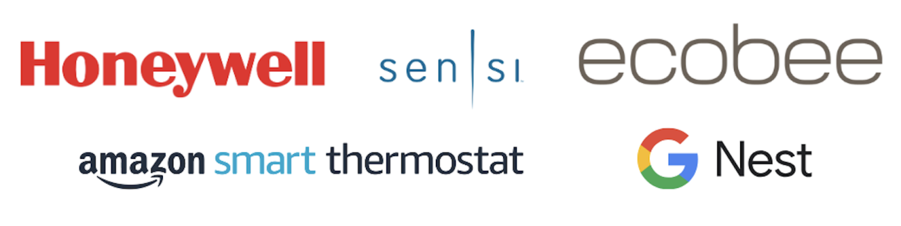 thermostat brand logos