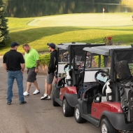 Golfers participating in the BWL Golf 4 Charity event.