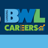Cartoon drawing of a ladder into a cloud with BWL Careers logo displayed to the right